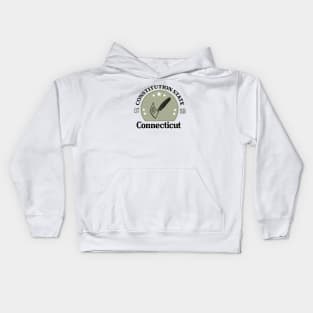 The Constitution State, Connecticut, New England Kids Hoodie